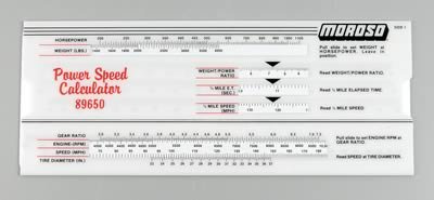 Moroso Power-Speed Calculator