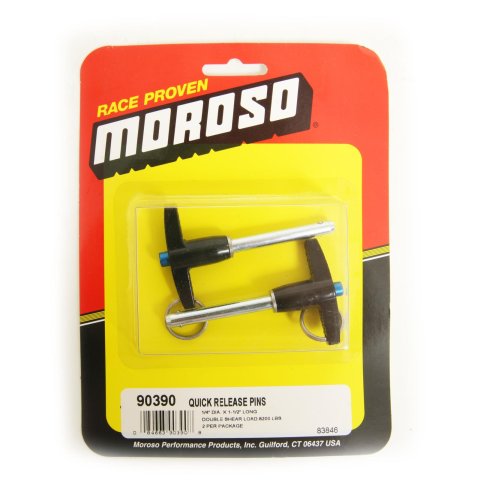 Moroso Quick Release Pin - 1/4in Diameter x 1-1/2in Long - 2 Pack
