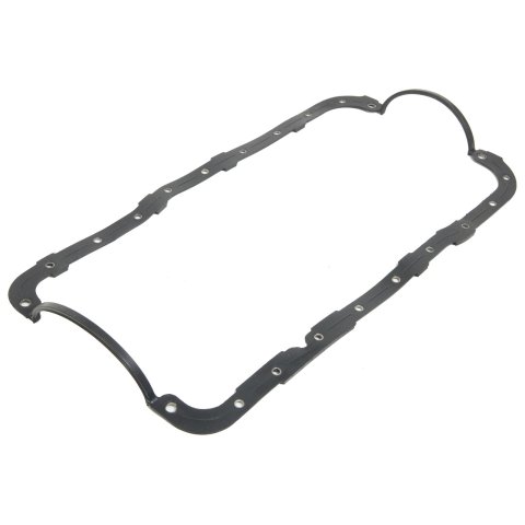 Moroso Ford 351W (Late Model Oil Pan) Oil Pan Gasket - One Piece - Reinforced Steel