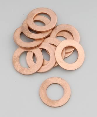 Moroso Drain Plug Washer - Copper - 10 Pack