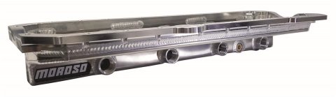 Moroso Toyota 2JZ-GE/2JZ-GTE -12 AN Fittings Aluminum Dry Sump Oil Pan