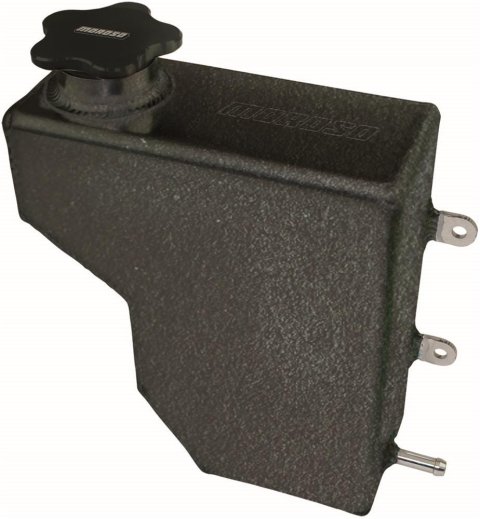 Moroso 16-Up Polaris RZR Coolant Tank - Black Powder Coat