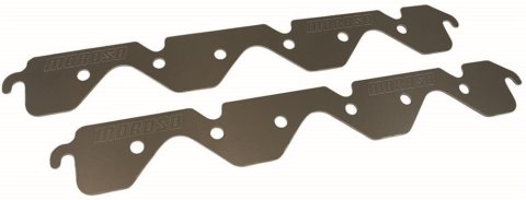 Moroso Small Block Ford Exhaust Block Off Storage Plate - Pair