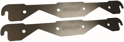 Moroso Small Block Chevy Exhaust Block Off Storage Plate - Pair
