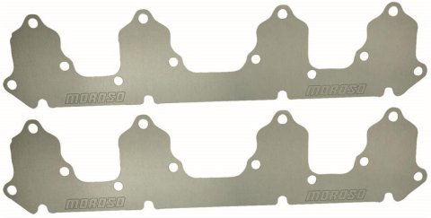 Moroso Ford FE Exhaust Block Off Storage Plate - Pair