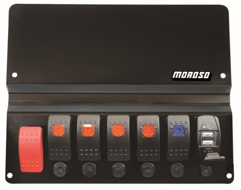 Moroso BMW E46 Dash Block Off Plate With Switches