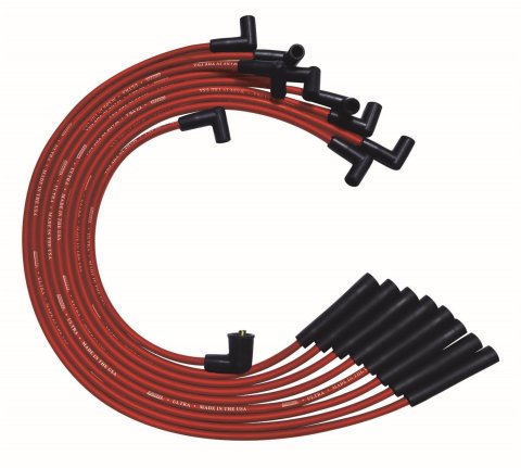 Moroso Ford 351C/390/429/460 HEI 135 Boots Ultra Spark Plug Wire Set - Red