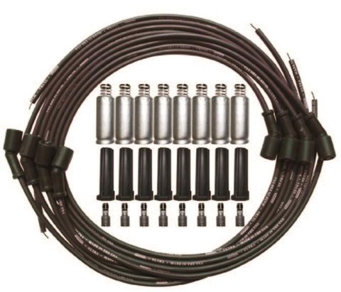 Moroso Universal GM LS Unsleeved Ultra Spark Plug Wire Set - Black