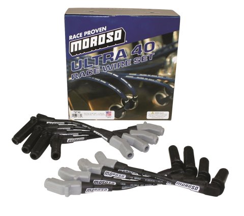 Moroso GM LS Unsleeved Ultra 40 Wire Set - Black (For 68476)