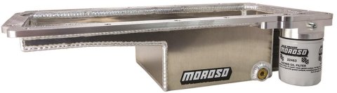Moroso LS Miata Swap/Chevrolet Corvette C6 Road Race Baffled Aluminum Oil Pan