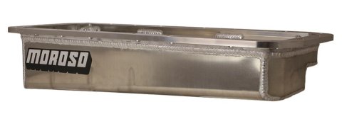 Moroso Chrysler Hemi (Incl. Keith Black/JP-1) Dry Sump 4 Pick Up 16AN Fittings Aluminum Oil Pan