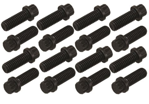 Moroso GM BBC/SBC 3/8in-16 1in Long 12pt Header Bolts