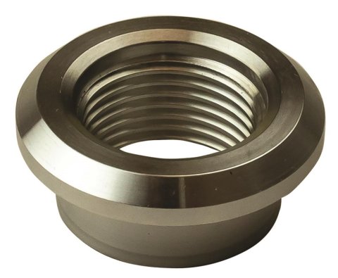 Moroso -12AN Orb Female Weld-On Bung - Aluminum - Single