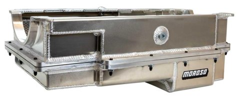 Moroso BBC Donovan 700/DRC2 2-Piece Aluminum Oil Pan (Use w/168 Tooth Flywheel)