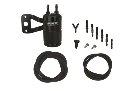 Moroso Harley-Davidson Twin Cam (w/Stock Air Cleaner) Air Oil Separator - Black