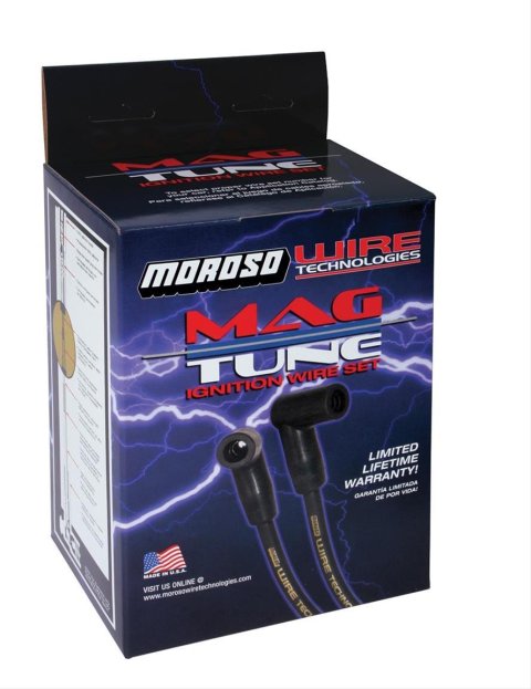 Moroso Universal Mag Tune 135 Degree Wire Set - Black