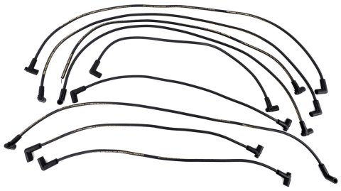 Moroso Small Block Chevrolet Under Header Unsleeved HEI 90 Degree Mag Tune Ignition Wire Set