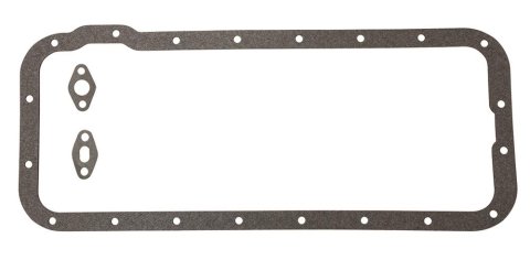 Moroso Ford 332-428 FE Oil Pan Gasket Set - Rubber-Coated Fiber