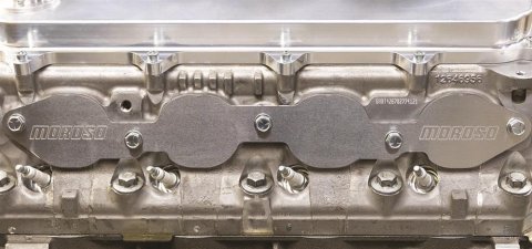 Moroso GM LT Gen V Exhaust Block Off Storage Plate - Pair