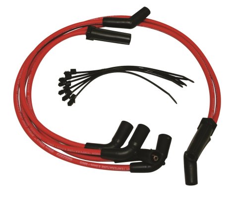 Moroso 2017+ Harley-Davidson Milwaukee 8 Spiral Core Wire Set - Red