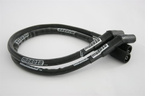 Moroso 00-15 Harley-Davidson FLST/FXST Sleeved Ultra 40 Wire Set - Black
