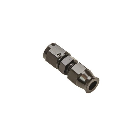 Moroso Aluminum Fitting Adapter 6AN Female to 3/8in Tube Compression - Black