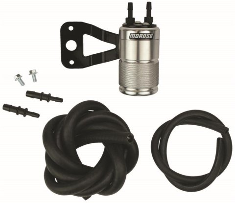 Moroso Harley-Davidson 88-16 Evo Twin Cam Sportster Air Oil Separator - Polished