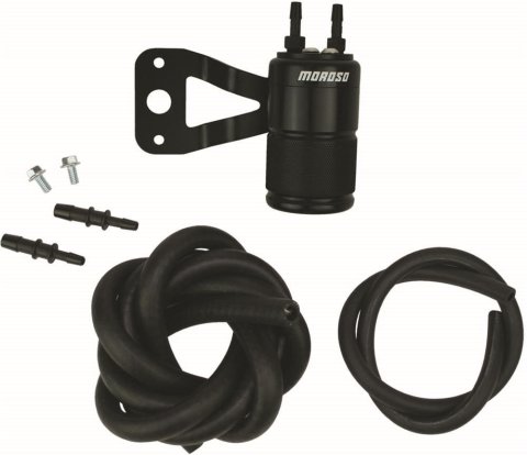 Moroso Harley-Davidson 88-16 Evo Twin Cam Sportster Air Oil Separator - Black