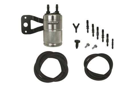 Moroso Harley-Davidson Twin Cam (w/Stock Air Cleaner) Air Oil Separator - Polished