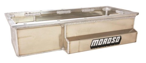 Moroso Noonan 4.9in Bore Space HEMI Ext W/S 16AN P/U 6.5in Deep Aluminum Oil Pan