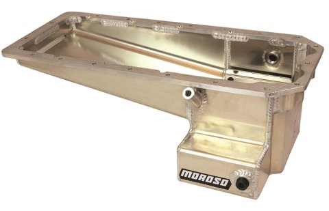 Moroso Chrysler Hemi Gen 3 5.7L/6.1L/6.4L Road Race Baffled S/C Front Rail 7.625in Deep Oil Pan