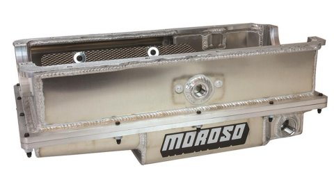 Moroso SBF 351W/Energy Mfg 351W 2 Piece External Wet Sump 8in Aluminum Oil Pan