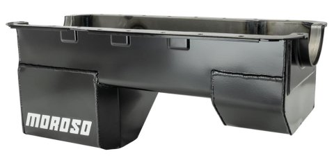 Moroso 66-77 Ford Bronco (351W) 9in Deep Billet End Seals Rear Sump Steel Oil Pan