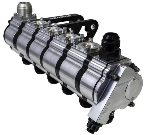 Moroso Big Block Chevy Dual Mount Tri-Lobe 6 Stage 1.200in PS Dry Sump Oil Pump - Drivers Left Side