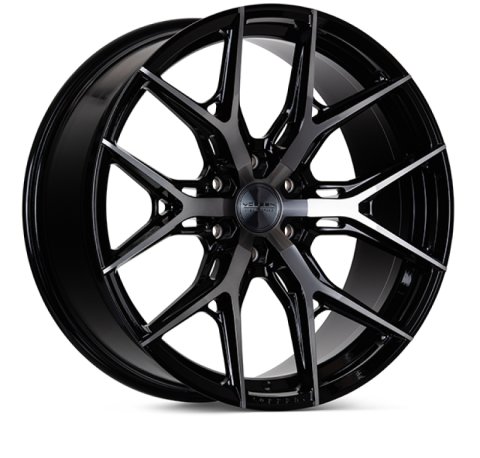 Vossen HF6-4 20x10 / 6x139.7 / ET-18 / Super Deep Face / 106.1 - Tinted Gloss Black Wheel