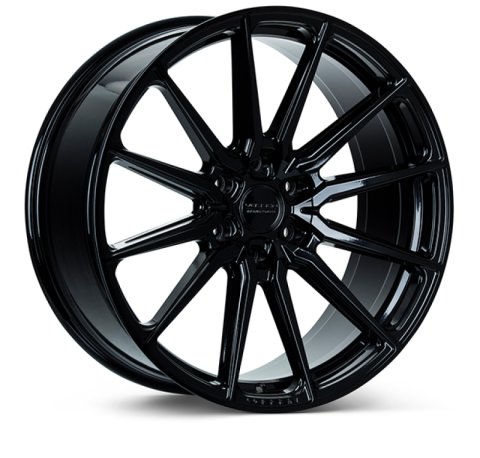 Vossen HF6-1 22x9.5 / 6x139.7 / ET30 / Deep / 95.1 CB - Gloss Black Wheel