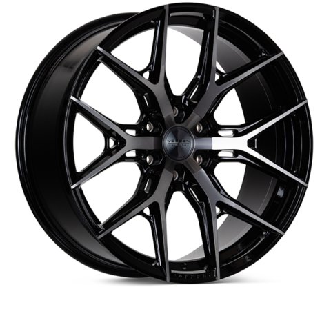 Vossen HF6-4 18x9 / 6x139.7 / ET0 / Super Deep / 106.1 CB - Tinted Gloss Black Wheel