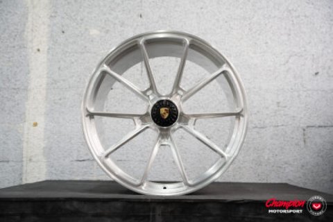 Vossen X Champion RS92 22X10 / ET54 / 5X130 / Brushed Gloss Clear Wheel / Taycan - Front