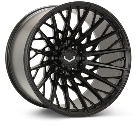 Vossen VFX-02T 22x12 - 8x180 - ET44 - Ultra Deep - 124.3 - Satin Black Wheel