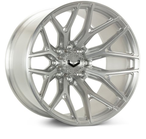 Vossen VFX-03 24x14 - 8x170 - ET75 - Mega Deep - 125.1 - Brushed Gloss Clear Wheel