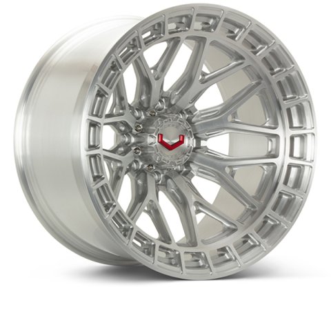 Vossen LCX-02 24x14 - 8x165.1 - ET75 - Mega Deep - 125.1 - Brushed Gloss Clear Wheel