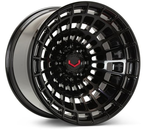 Vossen LCX-04 24x10 - 8x165.1 - ET+15 - Deep - 125.1 - Gloss Black Wheel