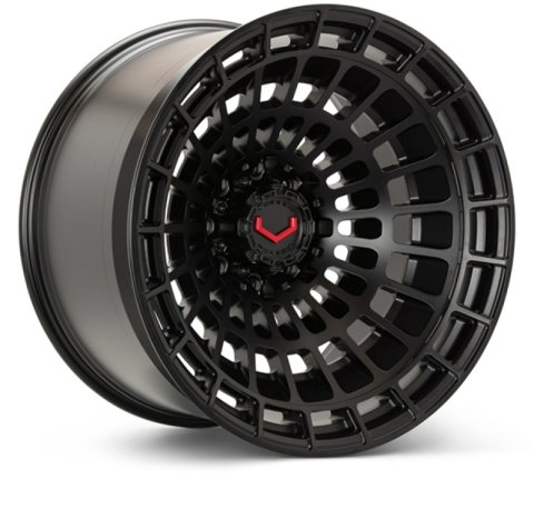 Vossen LCX-04 24x10 - 8x170 - ET+15 - Deep - 125.1 - Satin Black Wheel