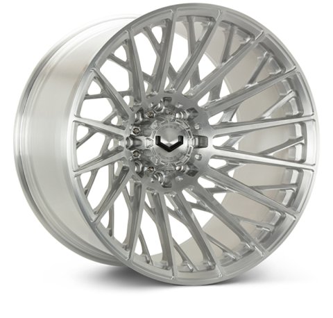 Vossen VFX-02T 24x12 - 6x139.7 - ET44 - Ultra Deep - 78.1 - Brushed Gloss Clear Wheel