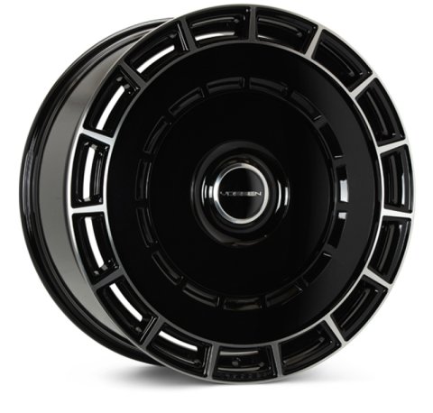 Vossen HF-9 24x10 - 5x112 - ET5 - Deep - 66.5 - Gloss Black Polished Wheel