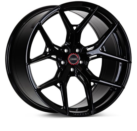 Vossen HF5 - 23x10.5 / ET15 / 5x112 / 66.56 / Super Deep - Gloss Black