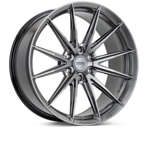 Vossen HFX-2 22x9.5 / 6x139.7 / ET30 / Deep Face / 95.1 - Hyper Gunmetal Wheel