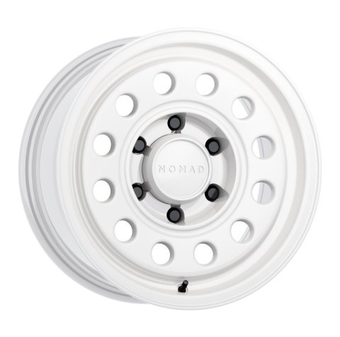 Nomad N501SA Convoy 15x7in / 5x139.7 BP / -10mm Offset / 107.95mm Bore - Gloss White Wheel