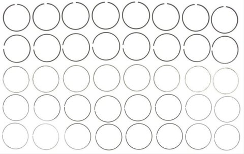 Mahle Rings GMC Trk 4.8L/5.3L 1999-2002 Moly Ring Set