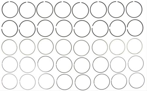 Mahle Rings GMC Trk 366 1994-2002 Moly Ring Set